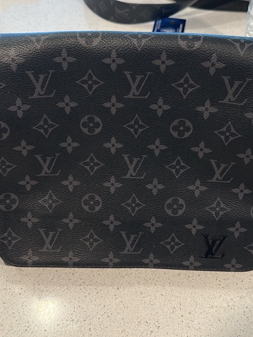 Louis Vuitton Black & Dark Gray Monogram Toiletry Pouch